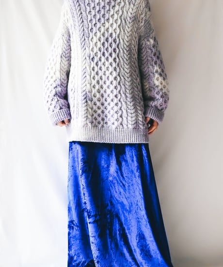 【Seek an nur】Ireland Alan Knit Fisherman Sweater