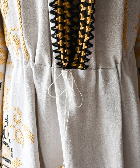 【Seek an nur】Romanian Vintage Embroidered Dress