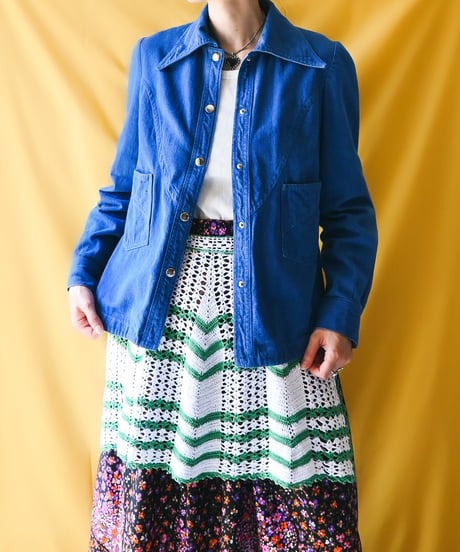 【tiny yearn】1970's Euro Denim Shirt Jacket