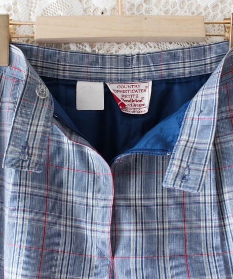 【Seek an nur】PENDLETON Check Tuck Pants
