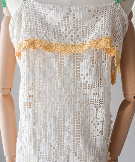 【Seek an nur】Vintage cotton crochet cami