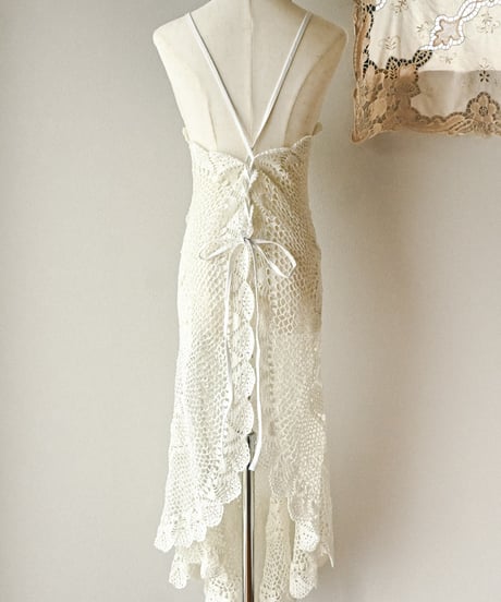 【Seek an nur】Vintage crochet dress