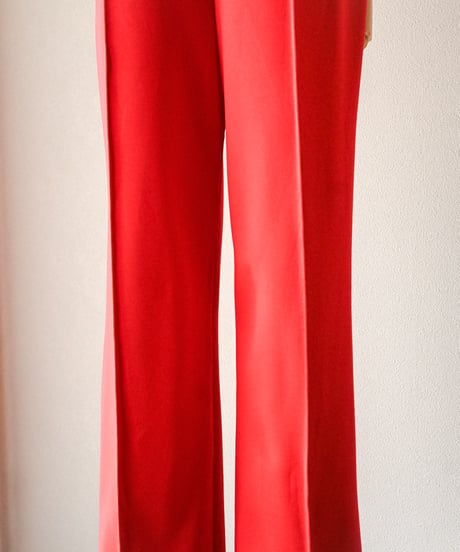 【curoam】1970's USA poly easy pants