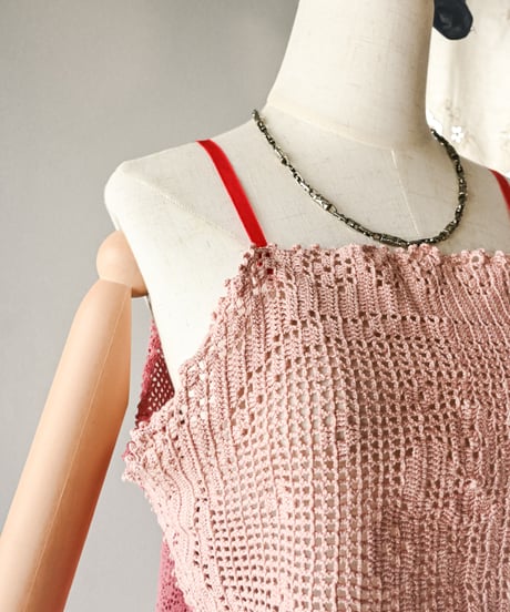 【Seek an nur】Vintage crochet cami