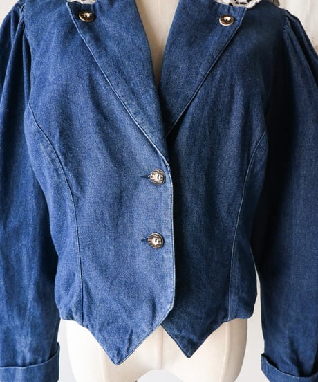 【Seek an nur】Tyrolean Denim Trachten Jacket
