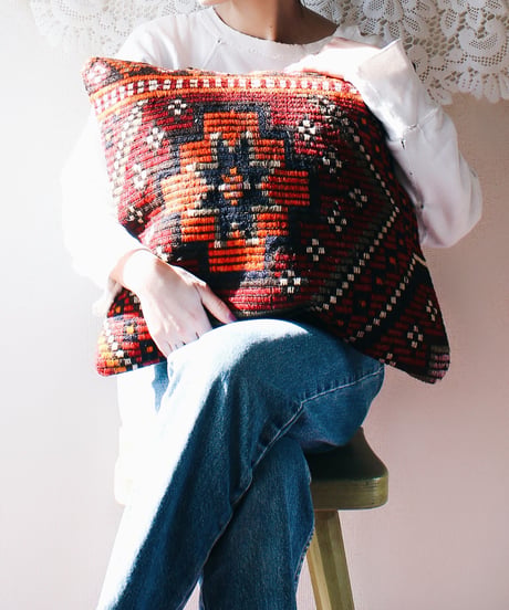 〈Goods〉Vintage Turkish Kilim Cushion Cover