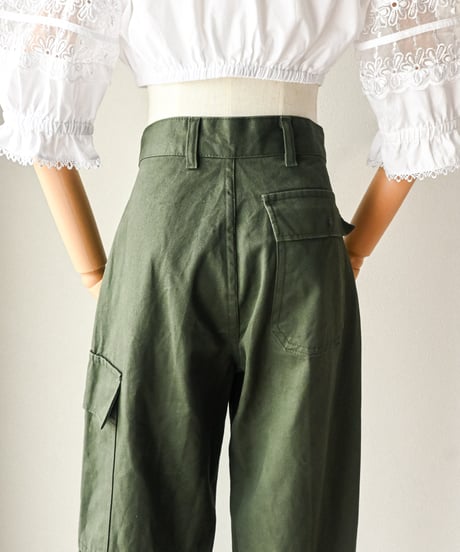 【Seek an nur】Dead stock 80's Belgium field pants