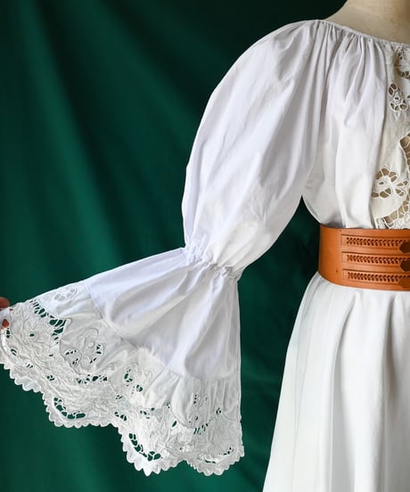 【Seek an nur】Romanian Vintage Traditional Cutwork Setup