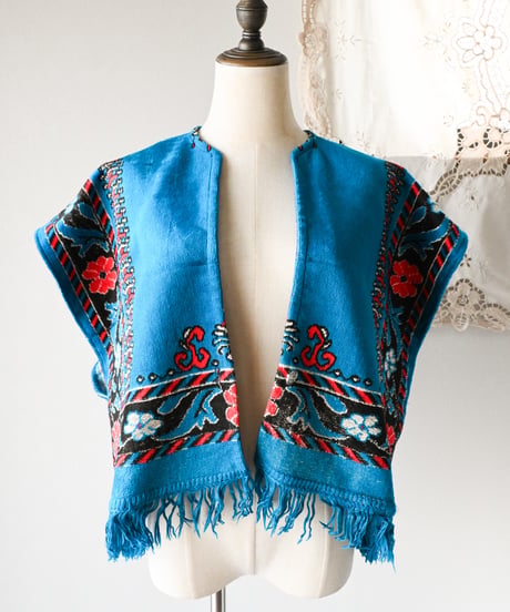 【tiny yearn】Arabian rug Vest Jacket