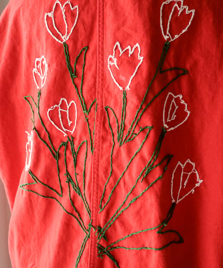 【tiny yearn】⁡70's German Embroidered Painted Work Coat