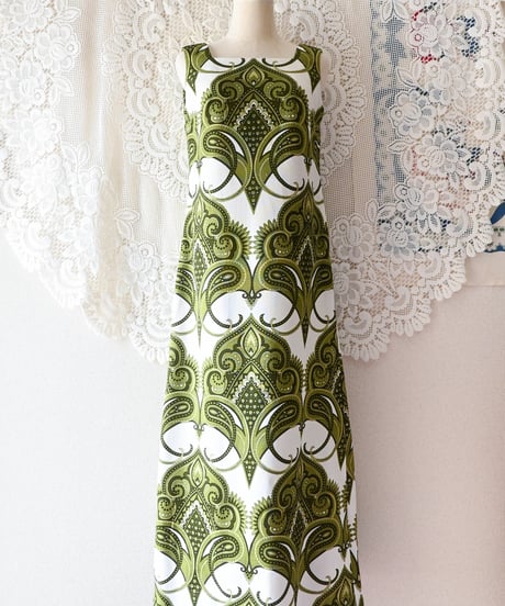 【tiny yearn】1960-70's USA Maxi Dress