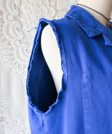【Seek an nur】⁡Euro Work Cutoff Vest
