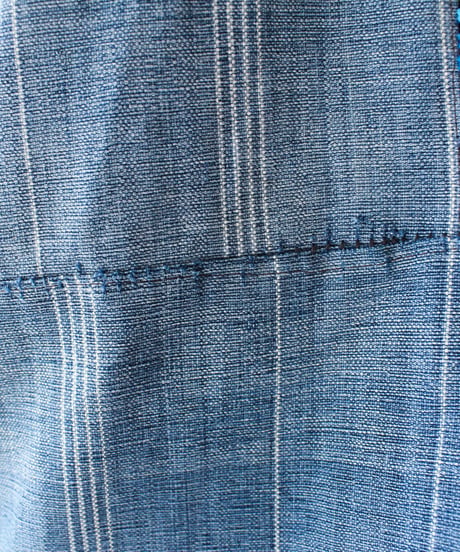 【tiny yearn】Vintage Guatemala Embroidered Denim Tops