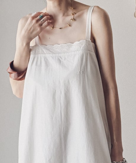 【Seek an nur】1900-20's antique cotton night dress