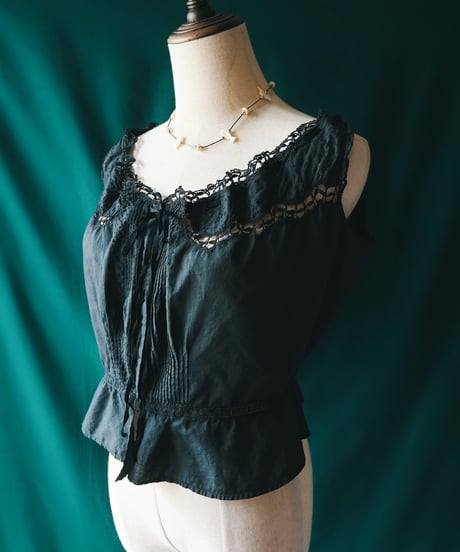 【Seek an nur】French Antique Night Blouse