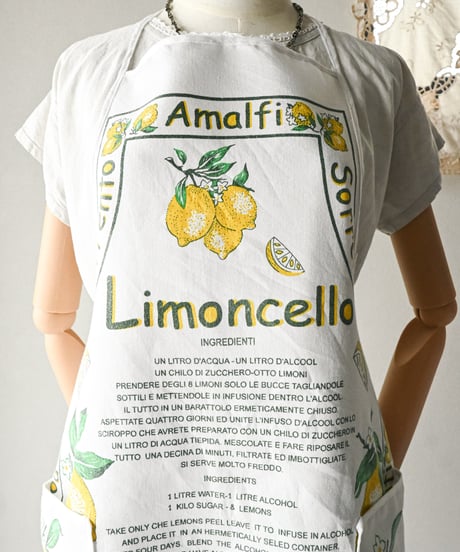 【curoam】Italy limoncello souvenir apron