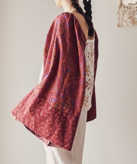 【curoam】Vintage Skirt Reworked Blouse