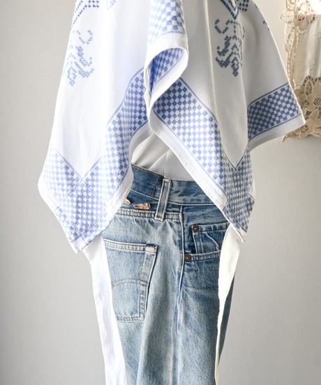 【Seek an nur】Euro vintage embroidered vest