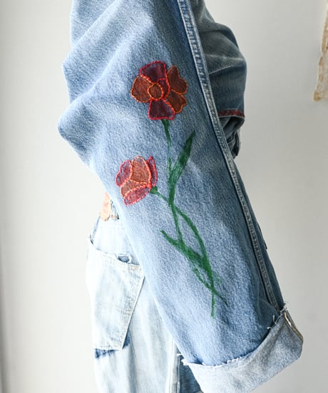 【curoam】Levi's denim pants reworked jacket