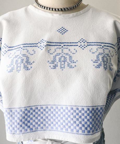 【Seek an nur】Euro vintage embroidered vest