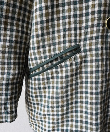 【Seek an nur】Tyrolean Check Over Jacket