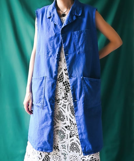 【Seek an nur】⁡Euro Work Cutoff Vest