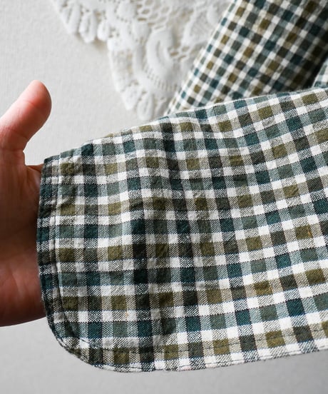 【Seek an nur】Tyrolean Check Over Jacket