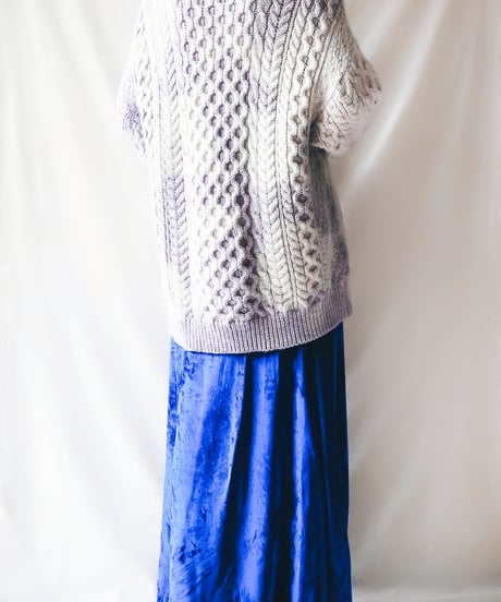 【Seek an nur】Ireland Alan Knit Fisherman Sweater