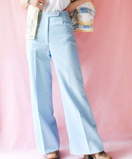 【tiny yearn】1970's Center Crease Slacks Pants