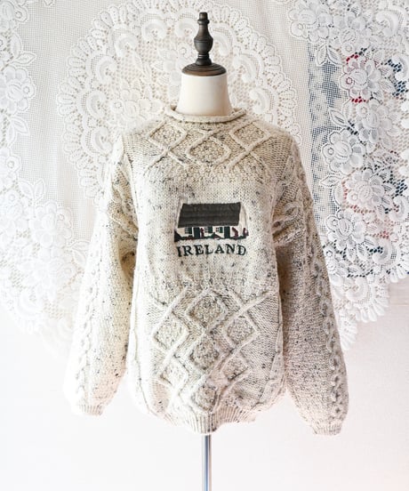 【Seek an nur】Ireland Alan Cable Knit Sweater