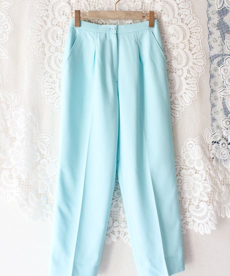 【Seek an nur】Dead stock Slacks Tuck Pants