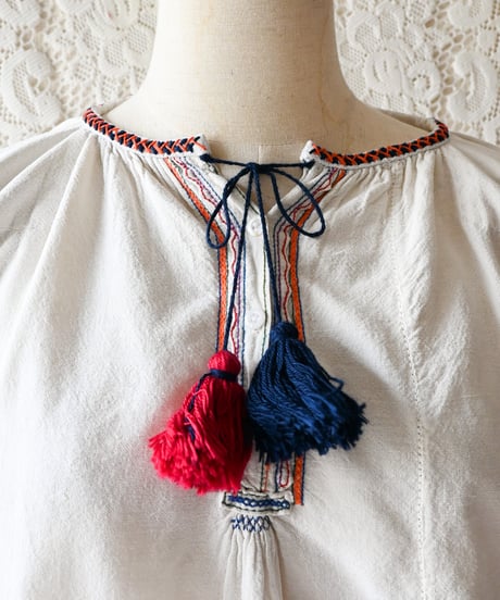 【Seek an nur】Romanian Vintage Traditional Blouse
