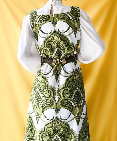 【tiny yearn】1960-70's USA Maxi Dress