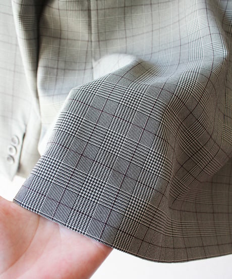 【Seek an nur】Glen Check Jacket&Pants Set up