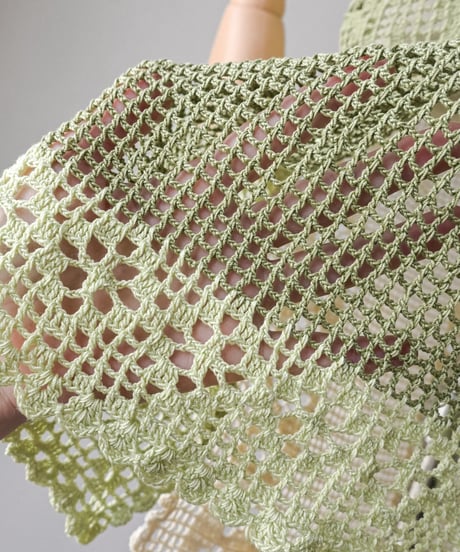 【Seek an nur】Vintage cotton crochet dress