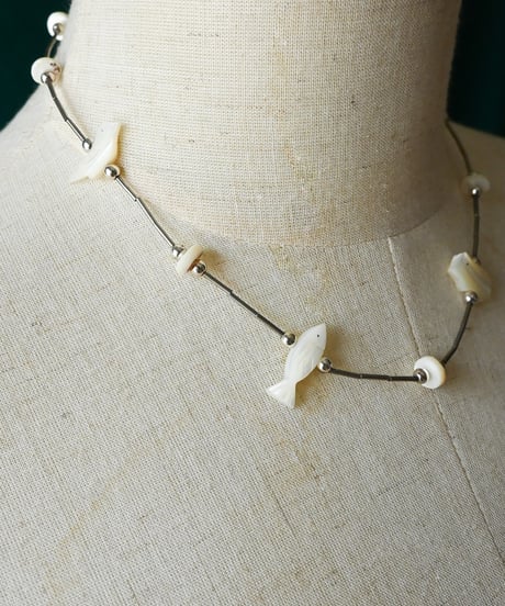 〈Accessory〉Native American Shell Fetish Necklace