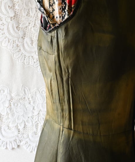【tiny yearn】1970's Euro Floral Maxi Dress