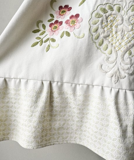 【Seek an nur】Vintage embroidered fabric dress