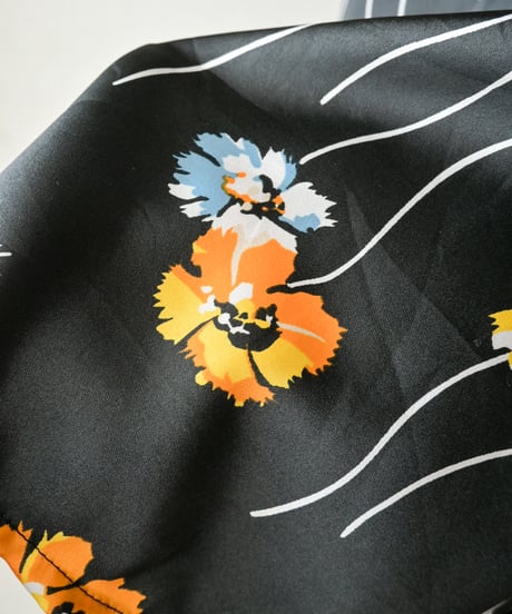 【tiny yearn】1970's euro floral maxi dress