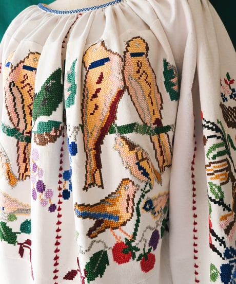 【Seek an nur】Romanian Vintage Embroidered Blouse