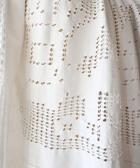 【Seek an nur】Romanian Vintage Crochet Folk Blouse