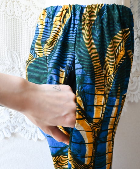 【tiny yearn】African Batik Bolero & Pants Set up