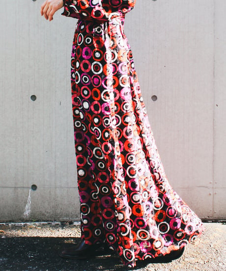 【tiny yearn】1970's Vintage German Sheer Maxi Dress