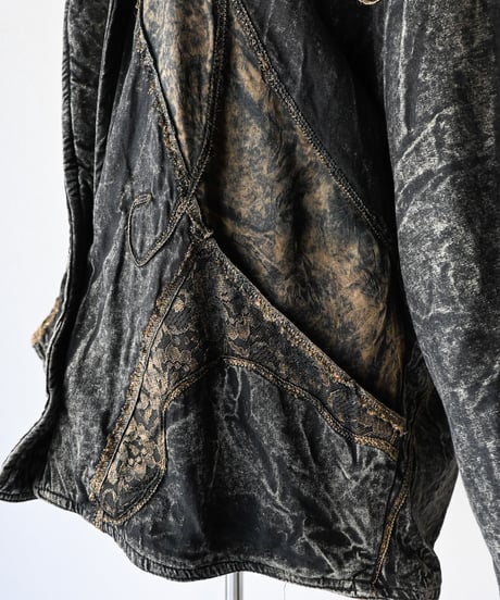 【Seek an nur】Design Chemical Denim Over Jacket