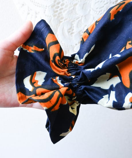 【tiny yearn】African Batik Balloon Sleeve Bolero