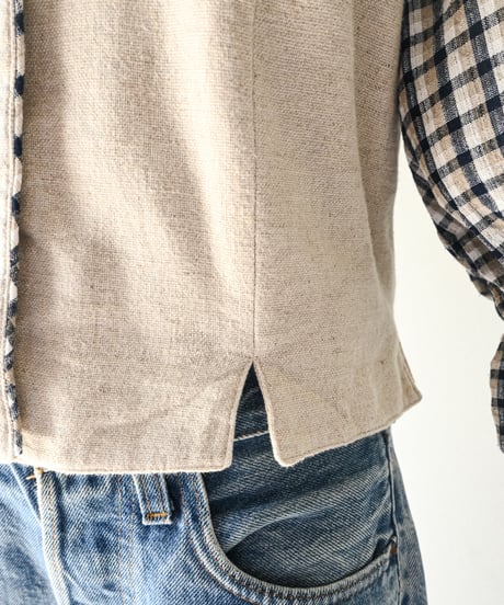 【Seek an nur】Tyrolean linen trachten blouse