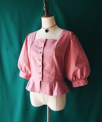 【Seek an nur】Euro Tyrolean Balloon sleeve Blouse