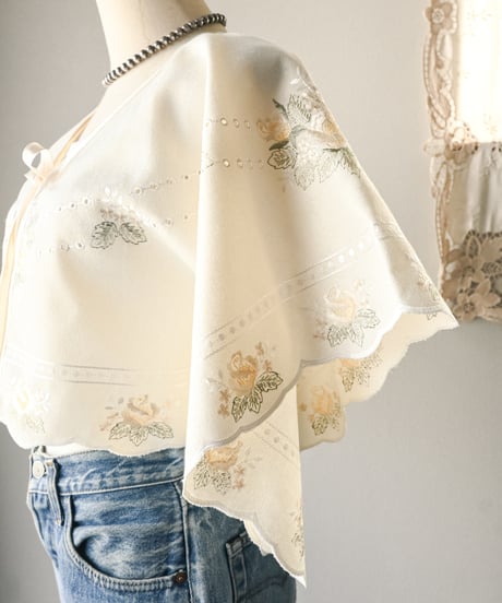 【Seek an nur】Euro vintage embroidered blouse