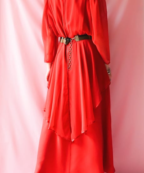 【tiny yearn】Euro Sheer Fishtail Maxi Dress