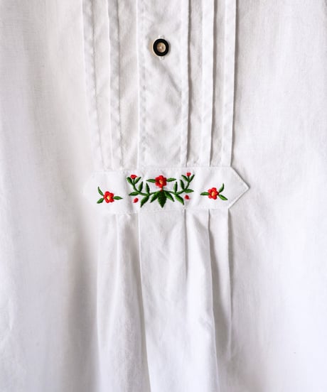 【Seek an nur】Tyrolean Embroidered Over Shirt